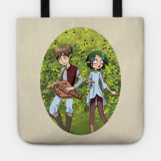 The Songstress and the Gurdy Grinder Tote