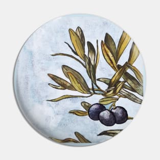 olive branch against the sky Pin