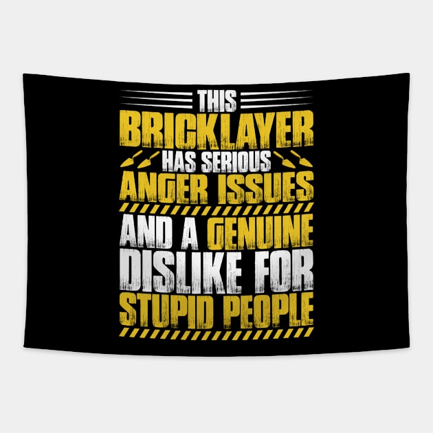 Bricklayer/Mason/Brickie/Brick Mason/Bricky Tapestry by Krautshirts