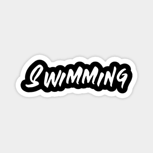 Swimming cool design v4 Magnet