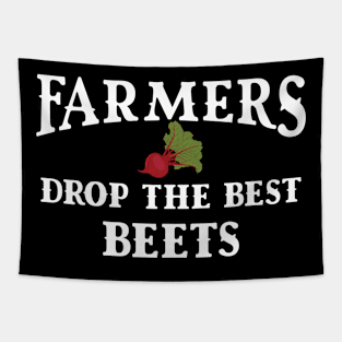 Farmers Drop The Best Beets Pun Tapestry