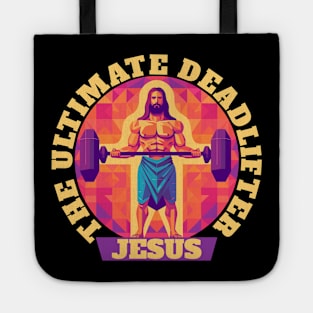 Jesus The Ultimate Deadlifter Icon Tote