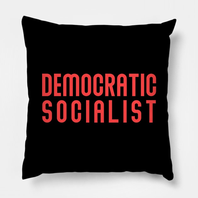 Political Series: Democratic Socialist Pillow by Jarecrow 