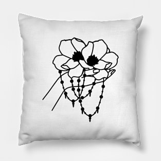 Minimal flowers Pillow