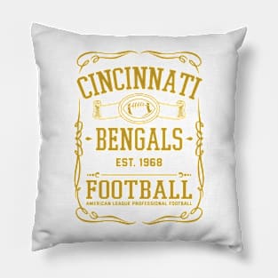 Vintage Bengals American Football Pillow