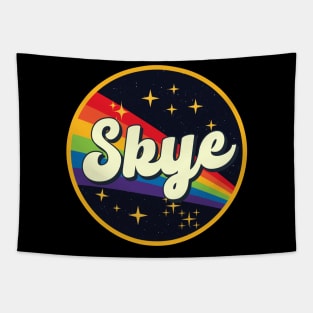 Skye // Rainbow In Space Vintage Style Tapestry