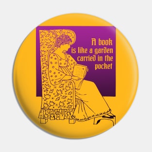 A book is like a garden Pin