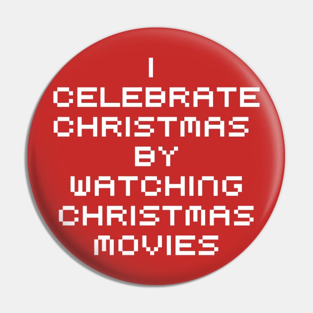 Christmas Movies Lover Pin by Printnation