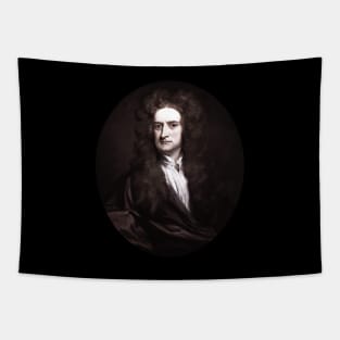 Sir Isaac Newton Portrait Art Tapestry