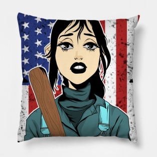 Proud Woman-Woman At Work Pillow