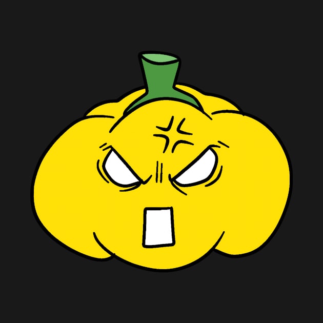 Angry Yellow Pepper by saradaboru