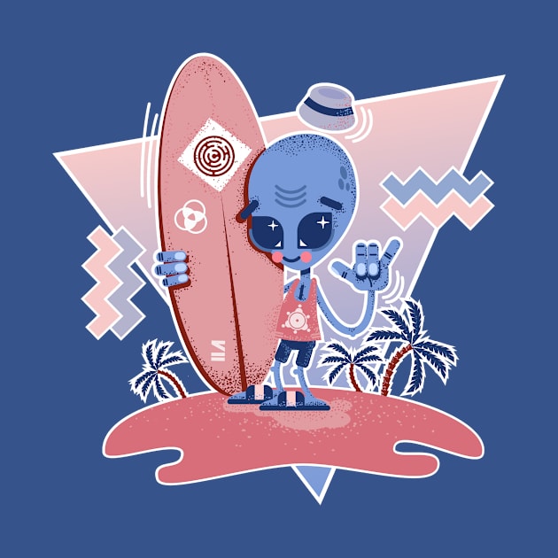 Serenity Alien Surfer by chobopop