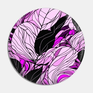 Purple and black abstract art Pin