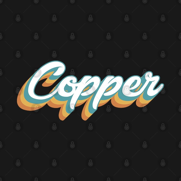 Copper Mountain Colorado Retro Lettering by KlehmInTime