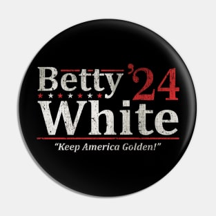 Betty White President Pin