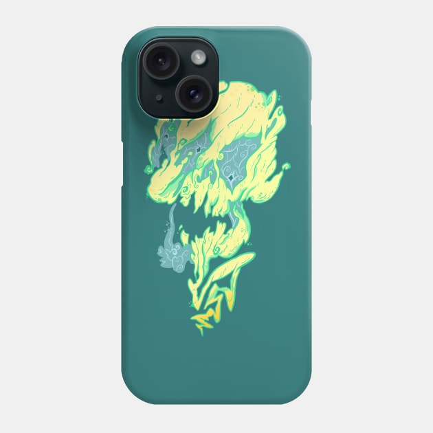 gas skull Phone Case by tinbott