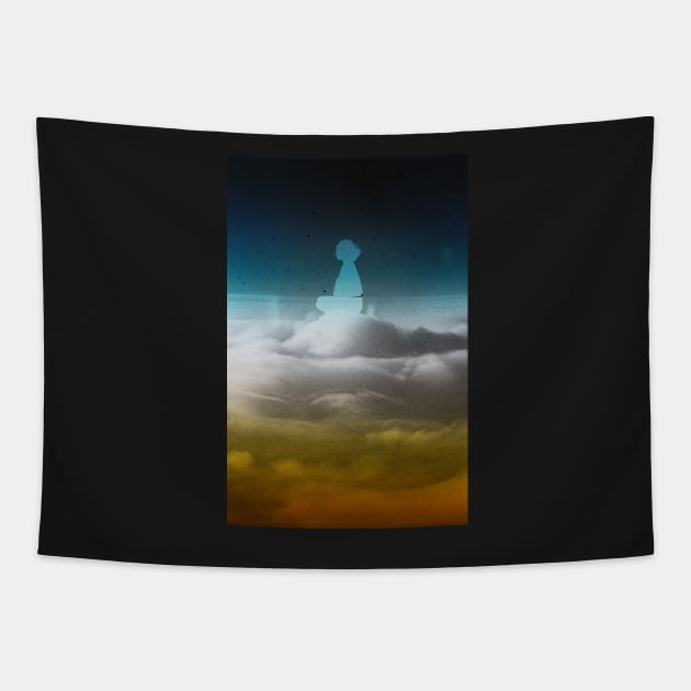 cloud rider Tapestry by stohitro