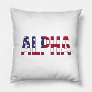 Alpha American Pillow