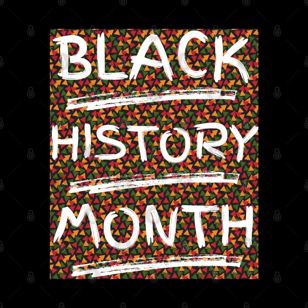 Black History Month Painted Letters. by jackofdreams22