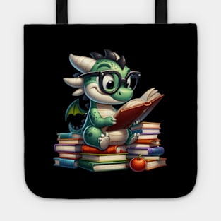 Dragon Reading Book Tote