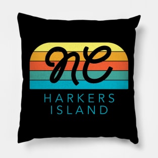 Harkers Island Sunrise Summer Vacation in NC Pillow