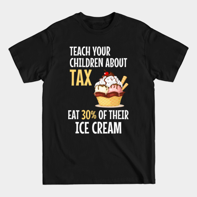 Disover Accountant Accounting Ice Cream Funny Saying Gift - Accountant - T-Shirt