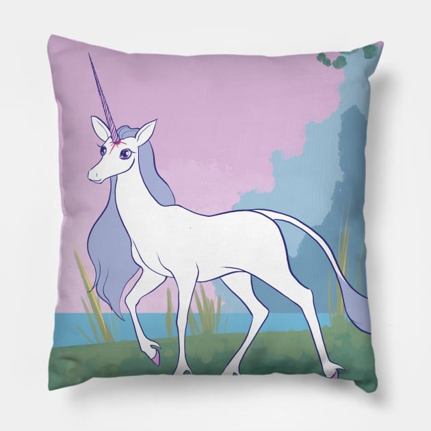 Unicorn Pillow by AmysBirdHouse