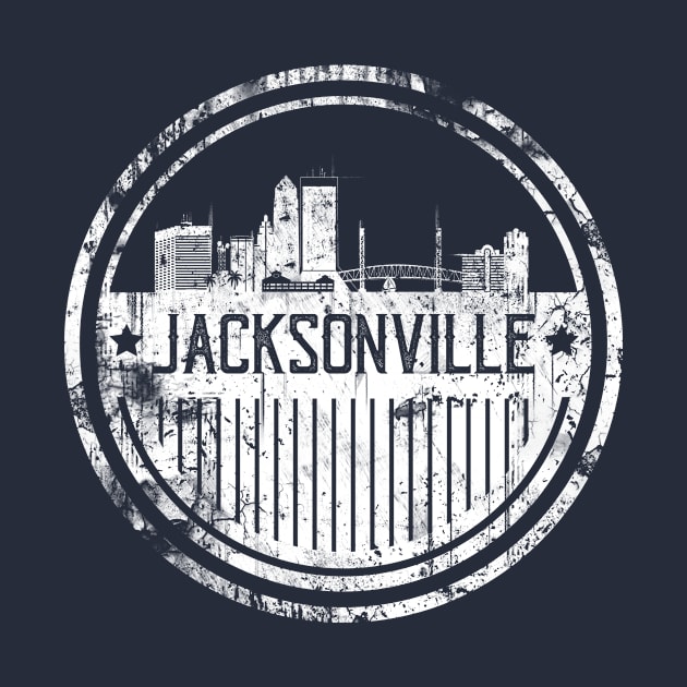 Jacksonville Grunge Cityscape by DimDom