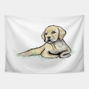 Labrador Retriever Puppy Tapestry