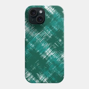 Abstract Teal grunge texture pattern - Seamless pattern Phone Case