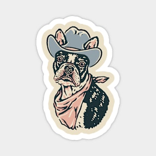 Boston Terrier Cowdog Magnet