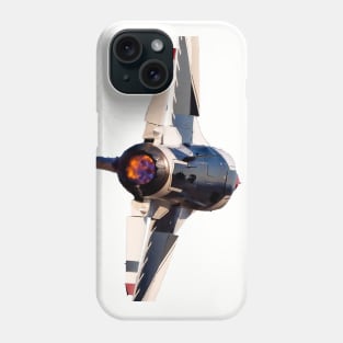 Thunderbird F-16C Afterburner no background Phone Case