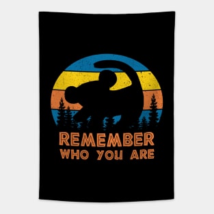 Remember Who You Are Retro Tapestry