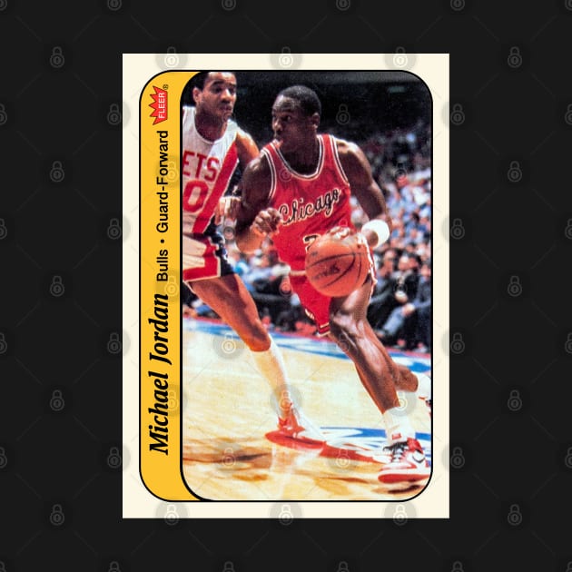 Michael Jordan '86 Fleer Sticker by ParaholiX