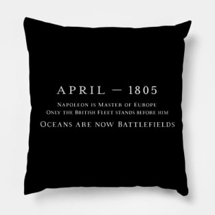 Oceans Are Now Battlefields Pillow