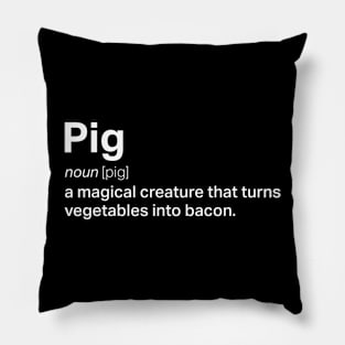 Pig Definition Pillow