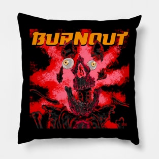 BURNOUT Red Pillow