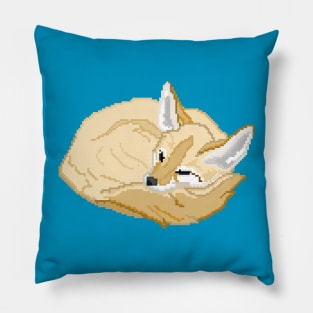 Pixel Fennec Fox Pillow