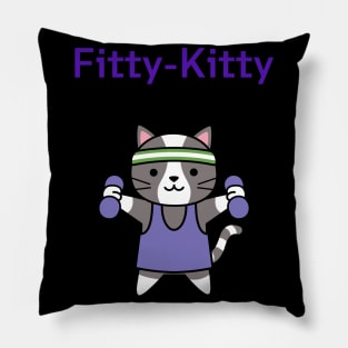 Fitty Kitty Pillow