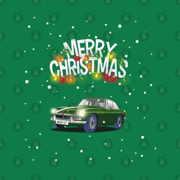 MGB GT Christmas Jumper design by Webazoot