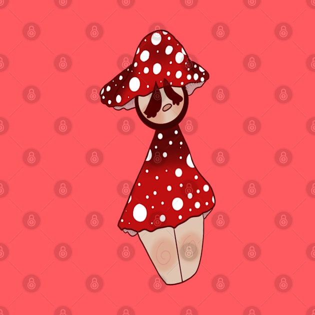 Little Mushroom whoman by Shard Art