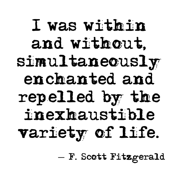 Within and without - F Scott Fitzgerald by peggieprints