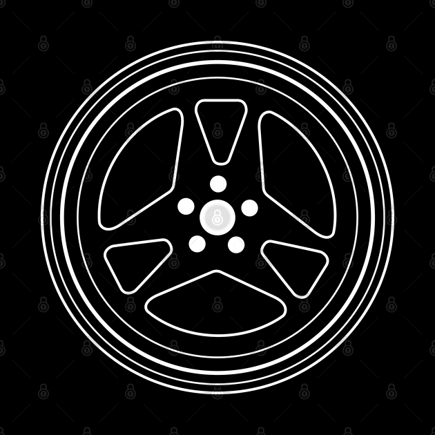 ROTIFORM USF WHEEL outline minimalist T-Shirt design by cargang