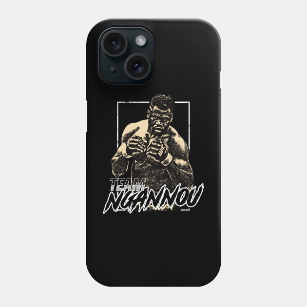 ngannou boxing Phone Case by SmithyJ88