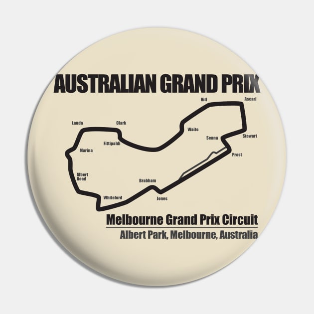 Australian Grand Prix LS Pin by Chicanery