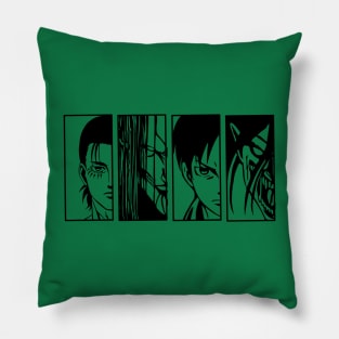 Attack on Titan Eren forms Pillow