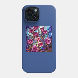 Stained Glass Roses Phone Case