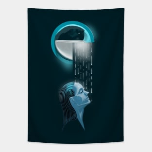 Midnight Shower Tapestry