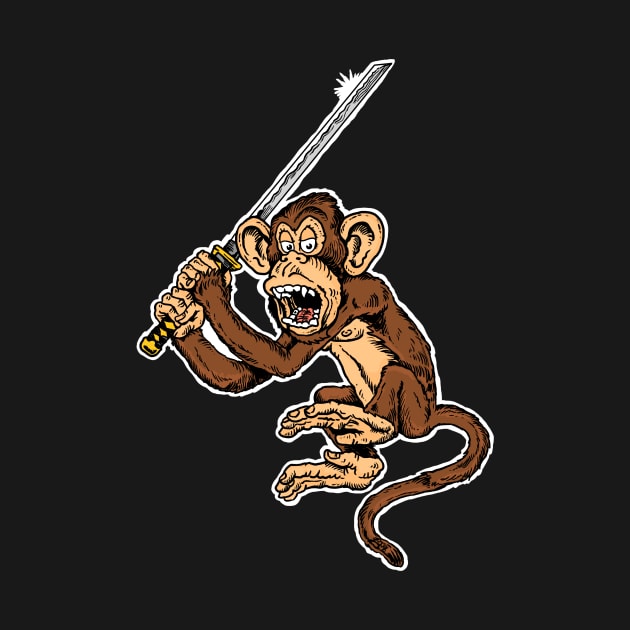 Samurai Monkey by ZugArt01