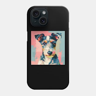 Fox Terrier in 80's Phone Case